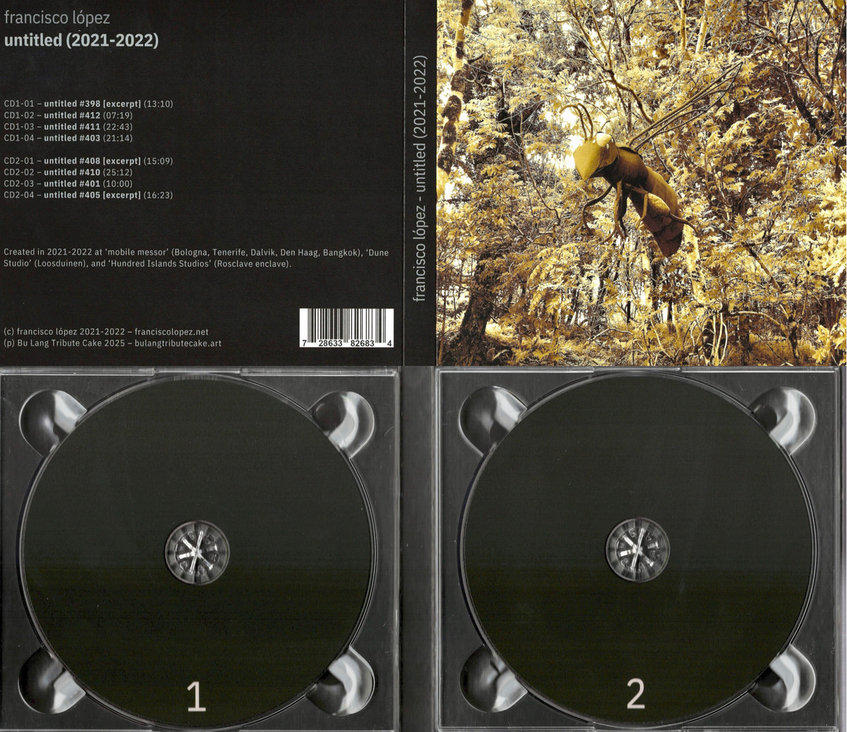 francisco lópez untitled (2021-2022) record cover